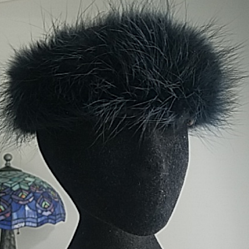 Fox Fur Headband Neck Warmer Scarf